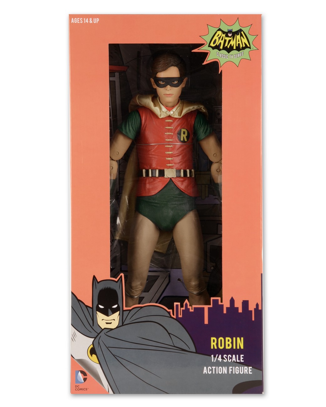 Closer Look Batman TV Scale Burt Ward Robin Action Figure NECAOnline Com