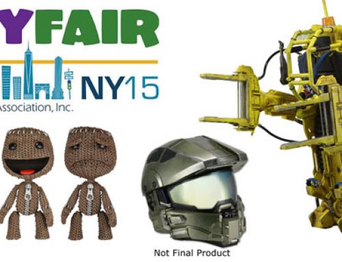 Toy Fair Day 1: Master Chief Modular Motorcycle Helmet, Aliens Power Loader, LittleBigPlanet Figures!