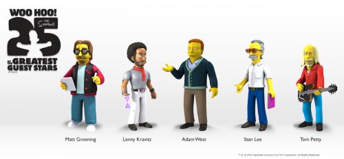 NECAOnline.com | The Simpsons 25th Anniversary Merchandise Program: Fifth Wave of Celebrity Names Revealed