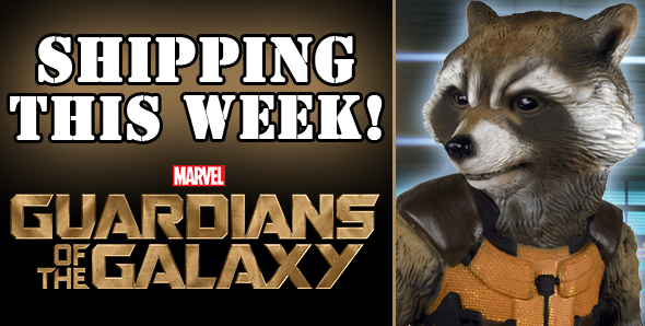 NECAOnline.com | Shipping Now: Guardians of the Galaxy Full-Size Rocket Raccoon