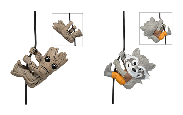 NECAOnline.com | DISCONTINUED - Scalers 2-Pack with Custom Earbuds – Rocket and Groot (Guardians of the Galaxy)
