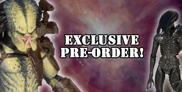 NECAOnline.com | Toys R Us Exclusive: Pre-Order Alien vs Predator Action Figure 2-Pack with Mini Comic!