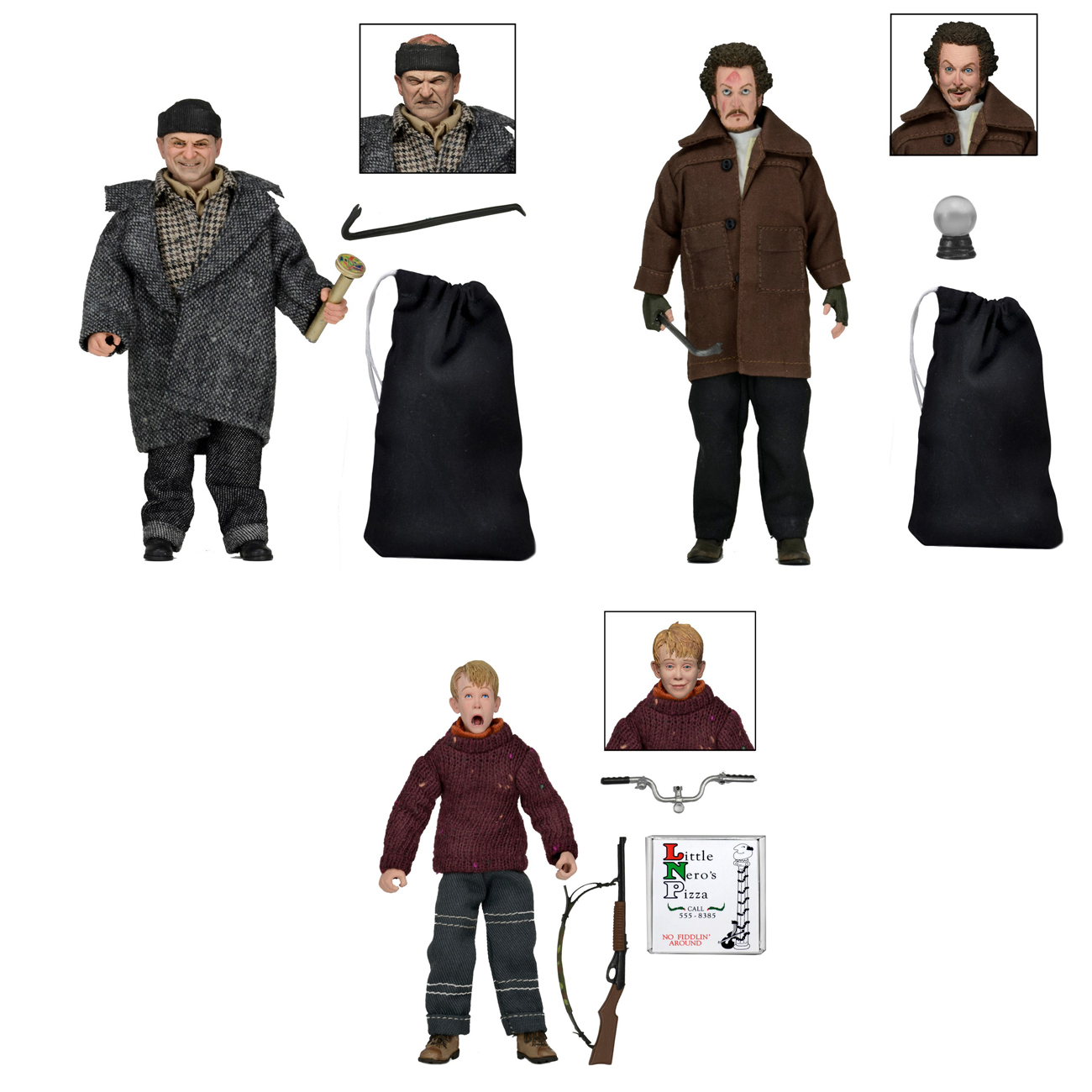 Clothed 8 NECA Home Alone Harry Action Figure 14928