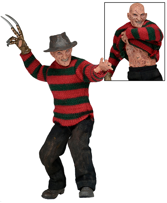NECAOnline.com | DISCONTINUED - Nightmare on Elm Street Part 3 – 8” Clothed Figure - Dream Warriors Freddy