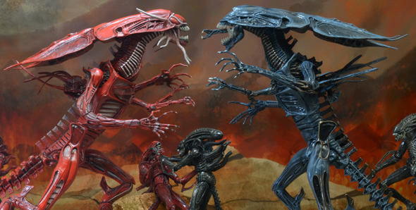 NECAOnline.com | Closer Look: Aliens Genocide Red Queen Mother Ultra Deluxe Action Figure!