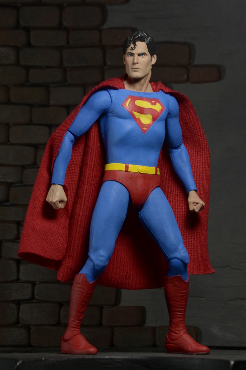 NECA Superman Christopher 7" Actionfigur Classic 1978 Filmsammlung DC 