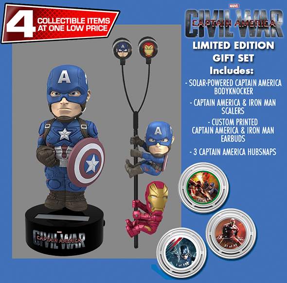 NECAOnline.com | Captain America: Civil War - Limited Edition Gift Set