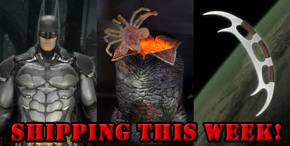 NECAOnline.com | Shipping this Week - Life Size Foam Replicas from Aliens, Batman: Arkham City and Star Trek