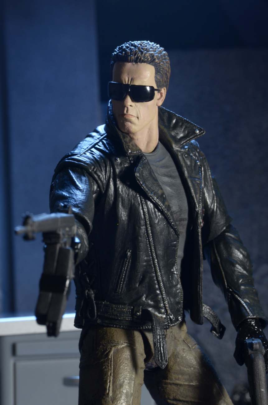 NECA 51912 Terminator Ultimate T-800 Police Station Assault 7 Inch Action Figure for sale online