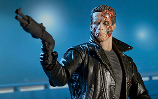 NECAOnline.com | RESTOCK: Terminator - 7" Action Figure - Ultimate T-800 (Police Station Assault)