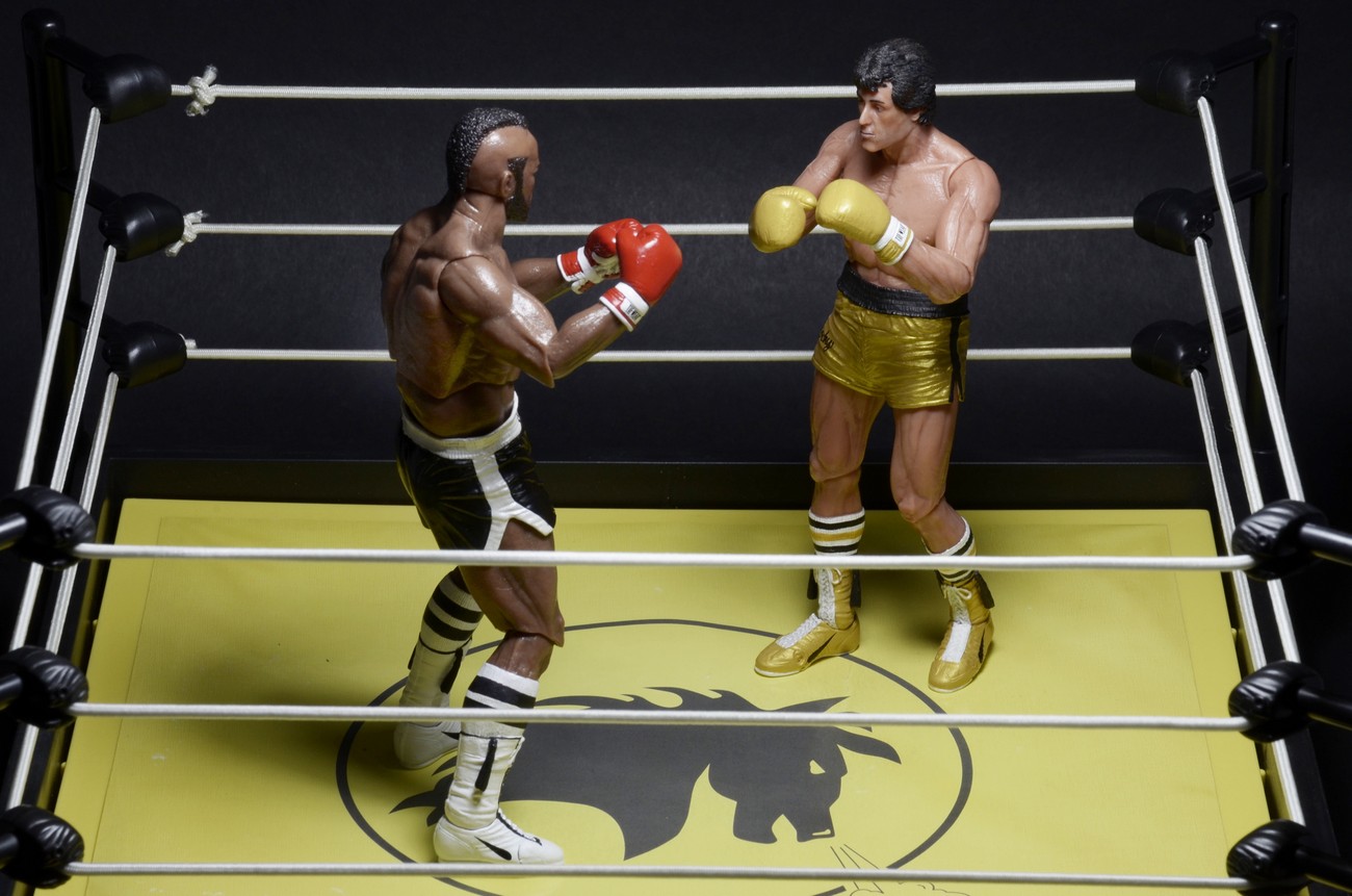 Rocky Balboa 40th Anniversary Series 1 Sylvester Stallone Mr.T Boxer Figur NECA 