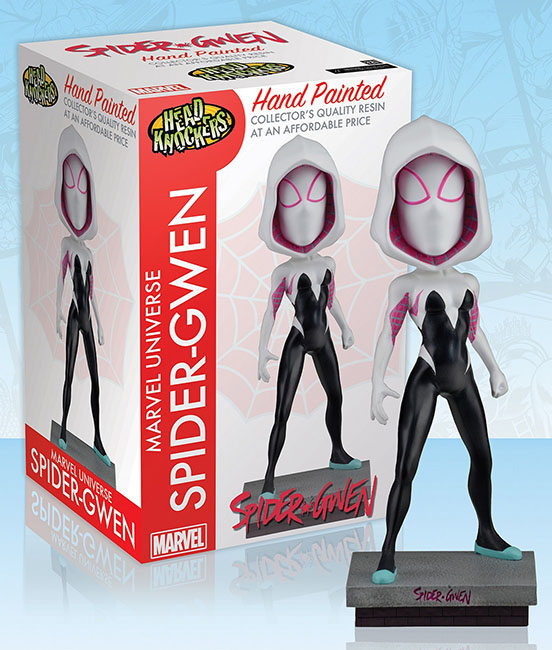 NECAOnline.com | Marvel - Head Knocker - Spider-Gwen Classic Masked