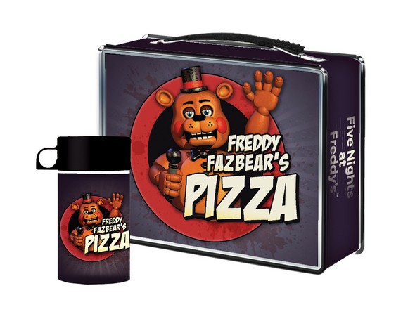 NECAOnline.com | DISCONTINUED: Five Nights at Freddy’s – Lunchbox with Drink Container – Freddy Sings