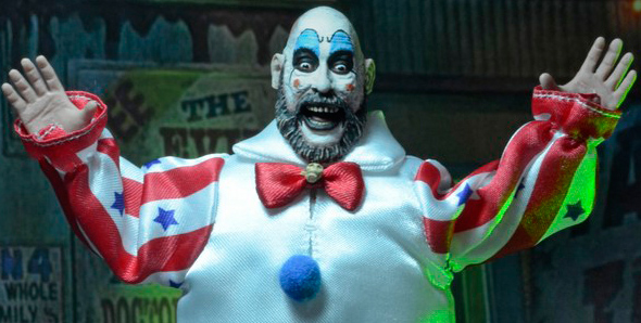 NECAOnline.com | Closer Look: House of 1000 Corpses 8" Clothed Captain Spaulding Action Figure!