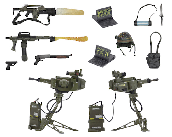 NECAOnline.com | Aliens - Accessory Pack - USCM Arsenal Weapons Pack