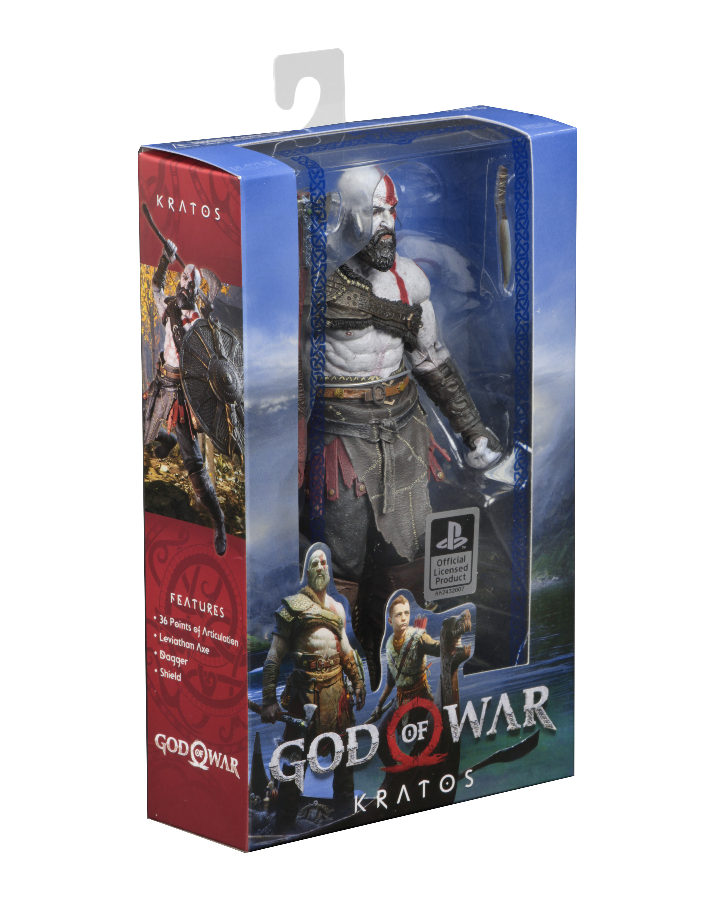 DISCONTINUED – God of War (2018) – 7″ Scale Action Figure – Kratos