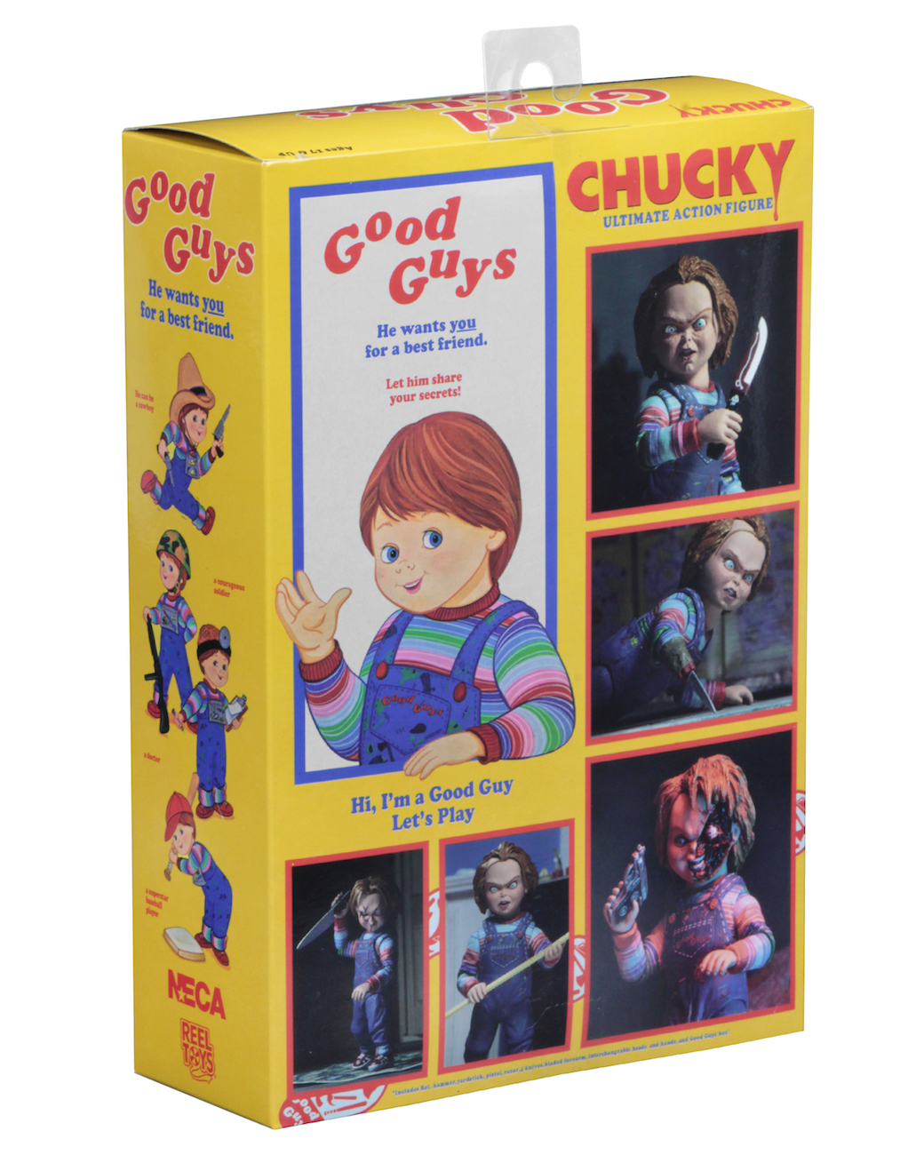 NECA Chucky Good Guy Doll Child's Play Ultimate 4" Action Figure 1:12 Scale NIB 