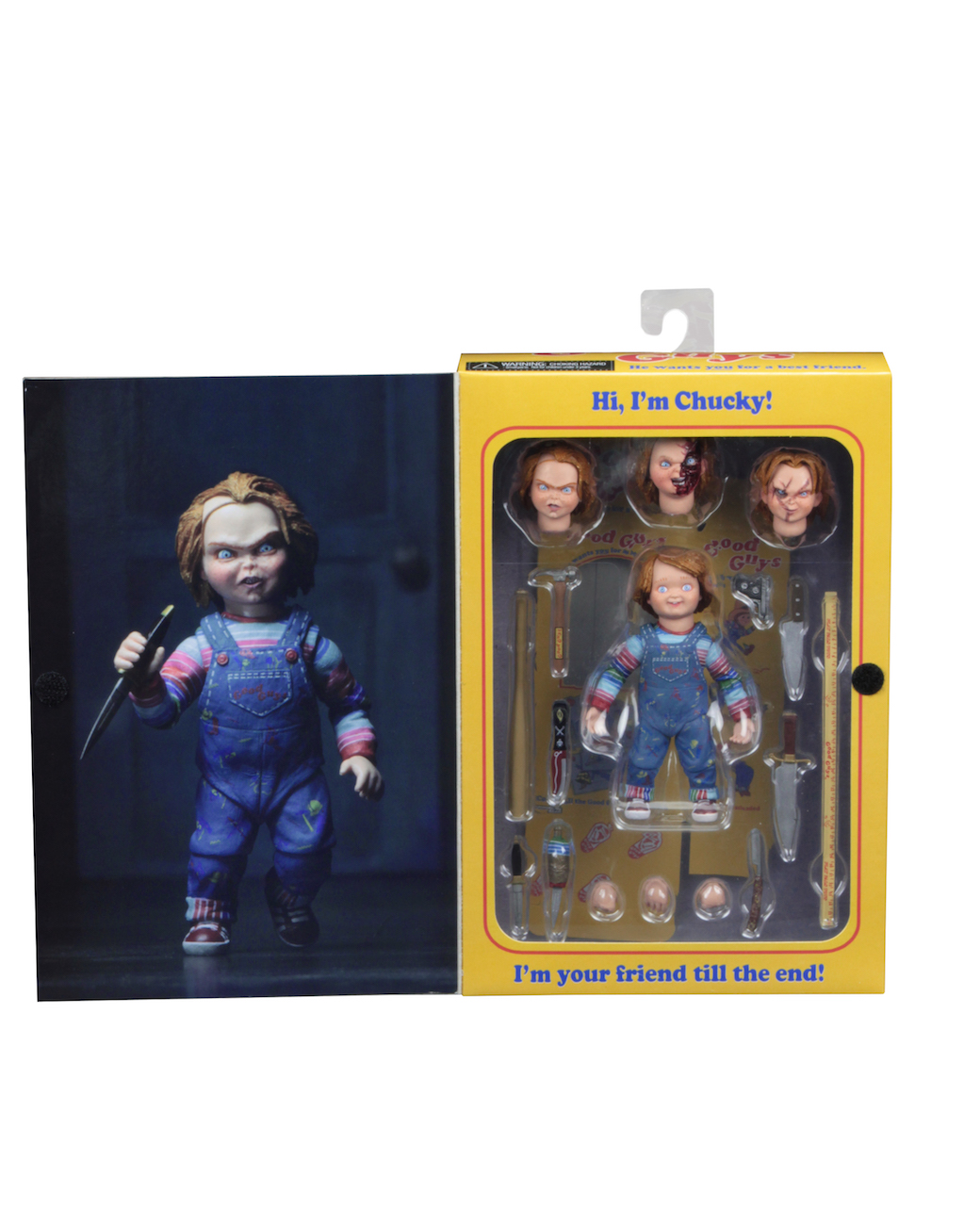 Childs Play Chucky Ultimate Action Figure 4" NECA IN STOCK Ready Player