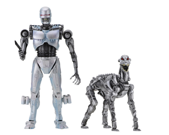 NECAOnline.com | RoboCop vs The Terminator – 7” Scale Action Figure – EndoCop/Terminator Dog 2-Pack