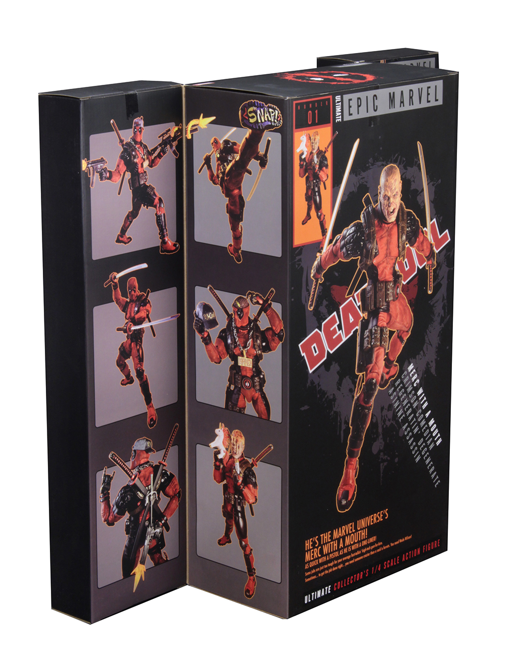 DEADPOOL X-FORCE Epic Marvel 1/4 Scale 18" inch Action Figure Neca new 