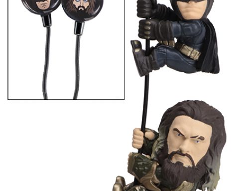 Scalers 2-Pack with Custom Earbuds – Batman and Aquaman (Justice League)