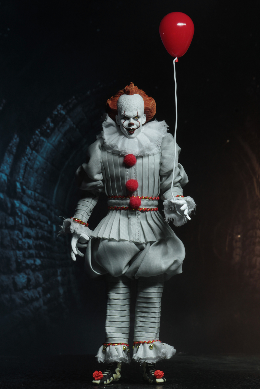 IT (2017) – 8″ Clothed Action Figure – Pennywise | NECAOnline.com