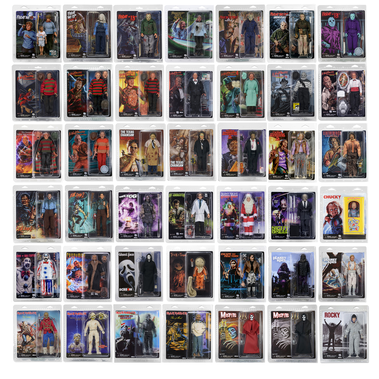 NECAOnline.com | 5 Days of Downloads 2019 – Day 4: 8″ Clothed Action Figure Visual Guide(Carded)