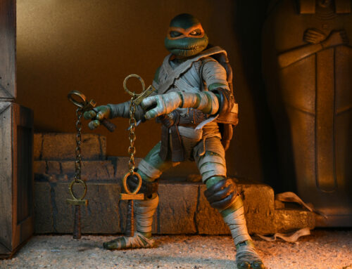 Universal Monsters/Teenage Mutant Ninja Turtles –  7” Scale Action Figure – Michelangelo as The Mummy