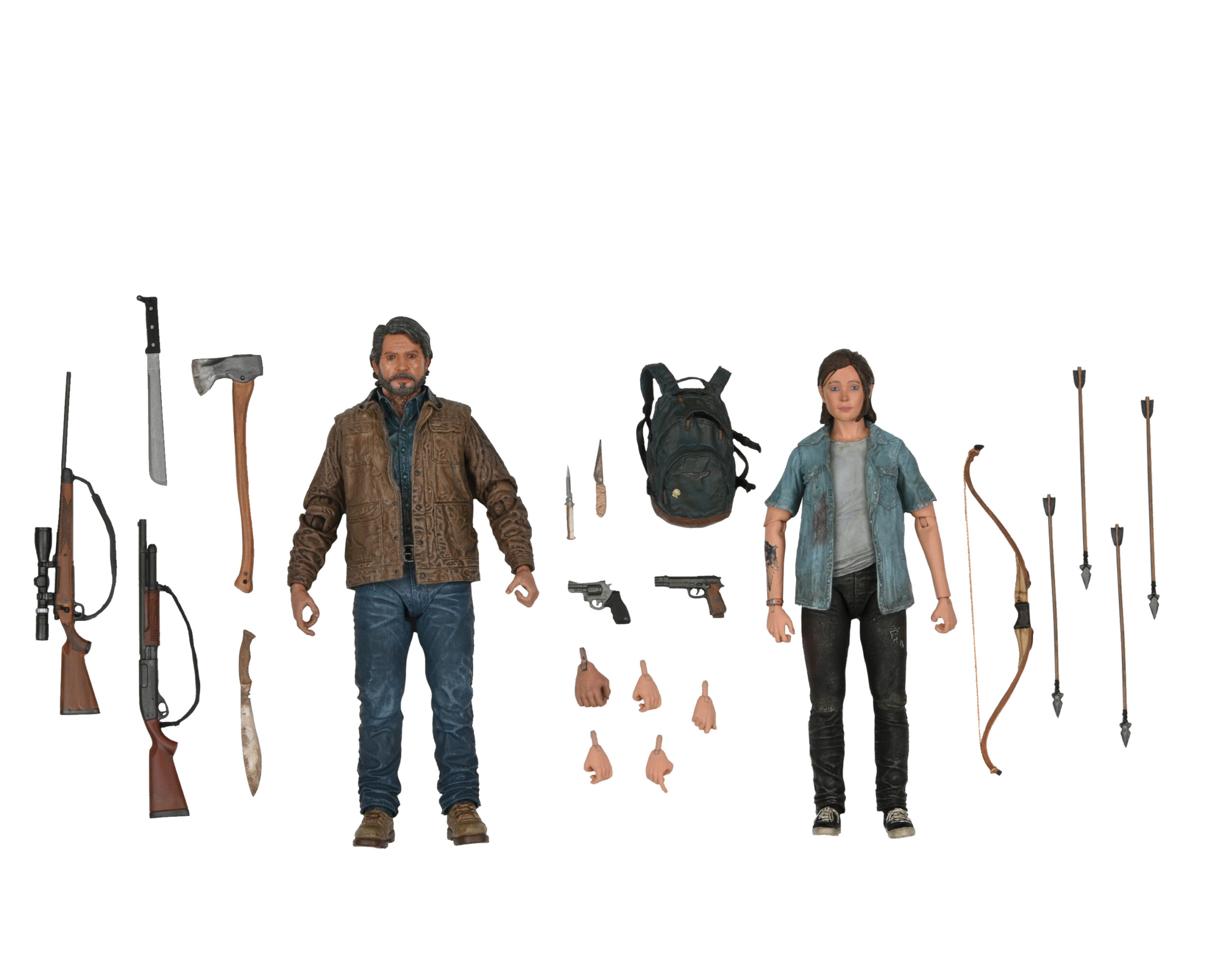 NECAOnline.com | The Last of Us 2 - 7" Scale Action Figures - Ultimate Joel and Ellie 2-Pack