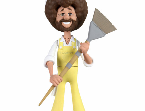 Bob Ross – 6″ Scale Action Figure – Toony Classic Bob Ross in Overalls