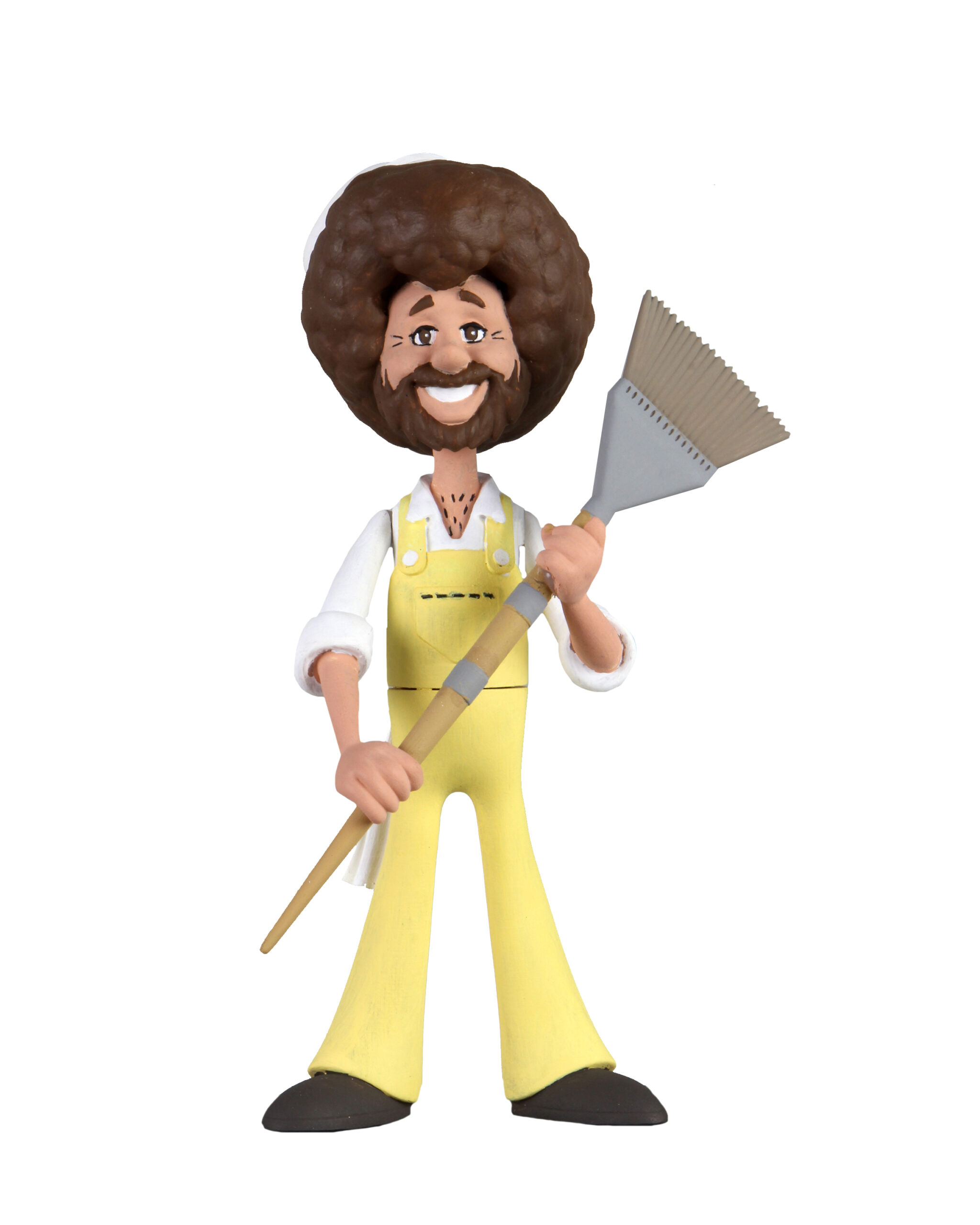 NECAOnline.com | Bob Ross - 6" Scale Action Figure – Toony Classic Bob Ross in Overalls