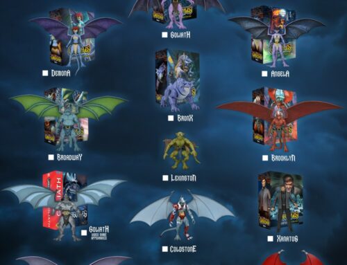 12 Days of Downloads 2022 – Day 11: Gargoyles Action Figure Visual Guide