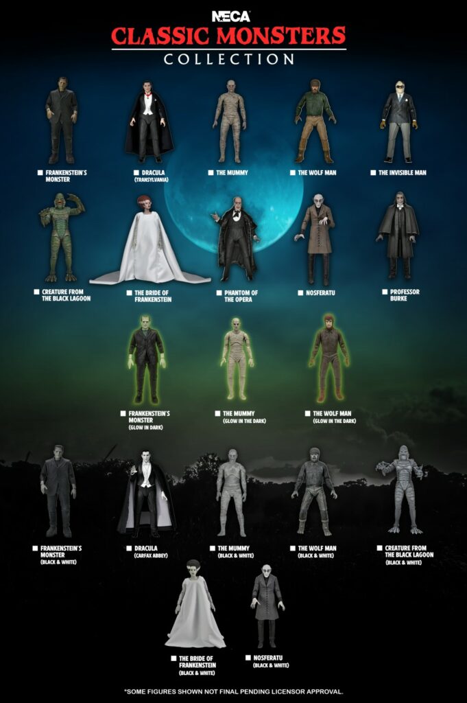 12 Days of Downloads 2022 – Day 7: Classic Monsters Action Figure Visual  Guide –