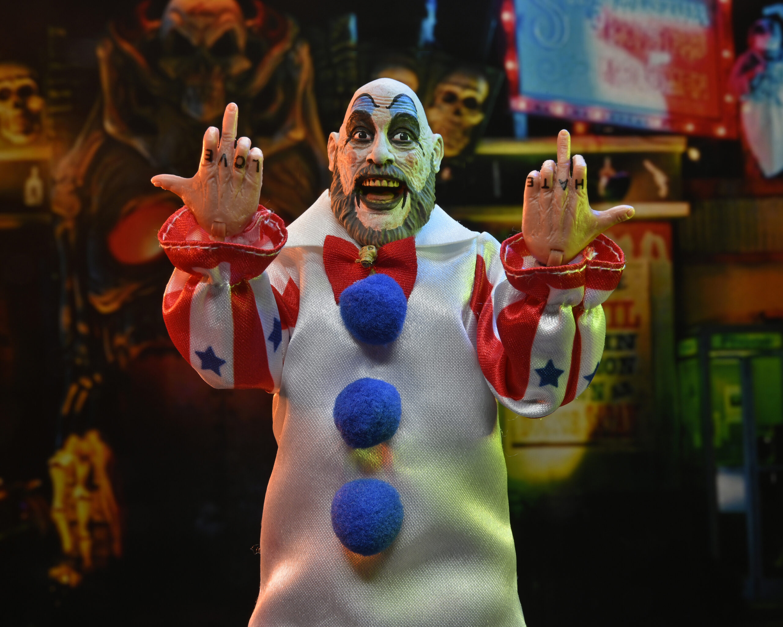 clown painting  Captain Spaulding ilustración de Stock  Adobe Stock