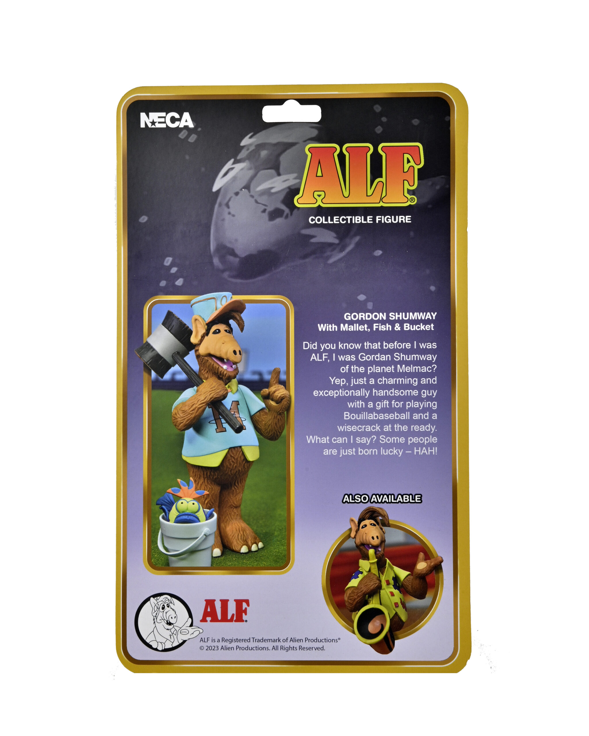 ALF – 6″ Scale Action Figure – Toony Classics Baseball Alf
