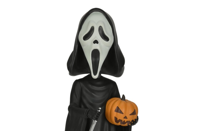 NECAOnline.com | Ghost Face - Head Knocker - Ghost Face with Pumpkin