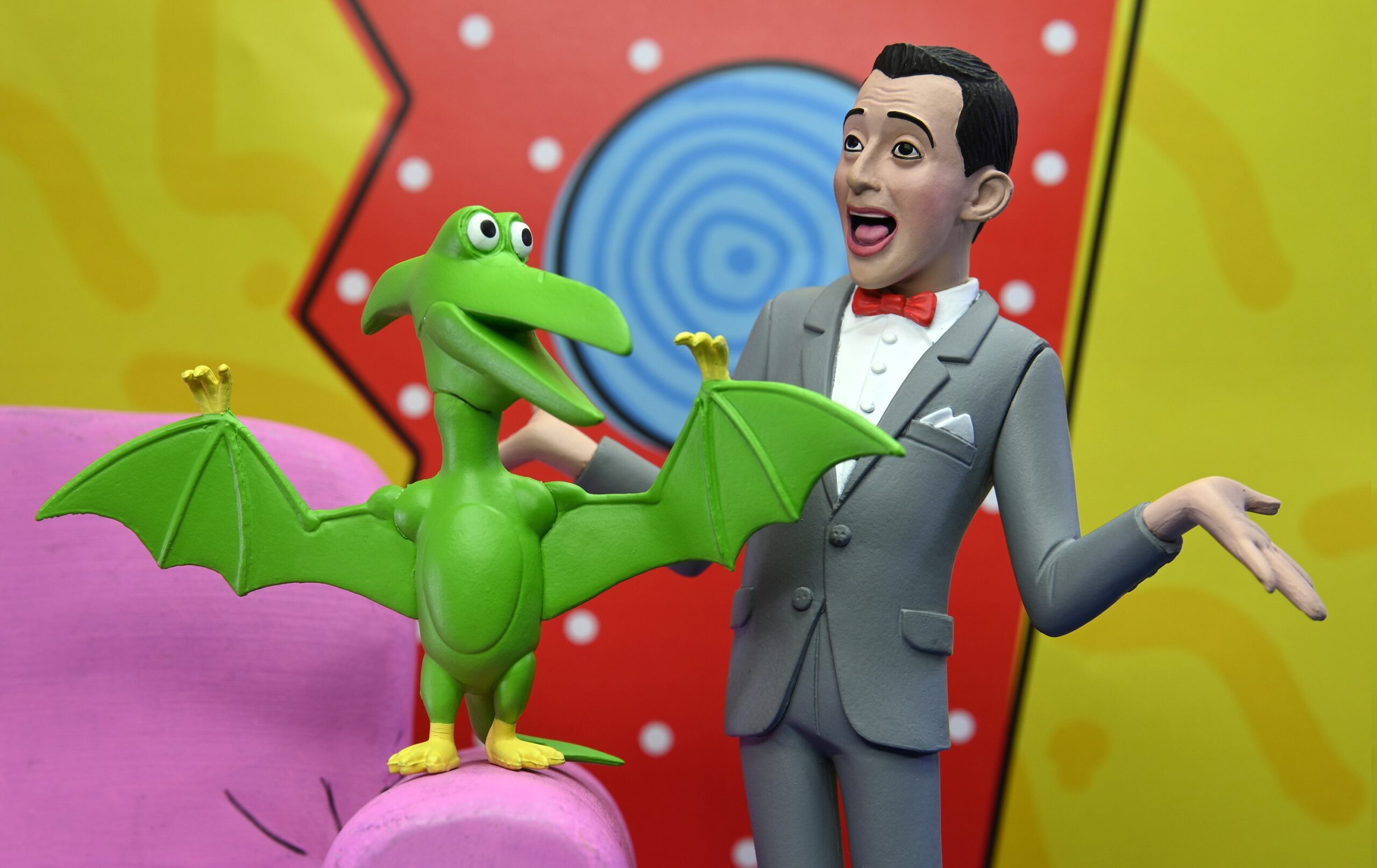 NECAOnline.com | Pee-Wee's Playhouse - 6" Scale Action Figure - Pee-wee and Pterri
