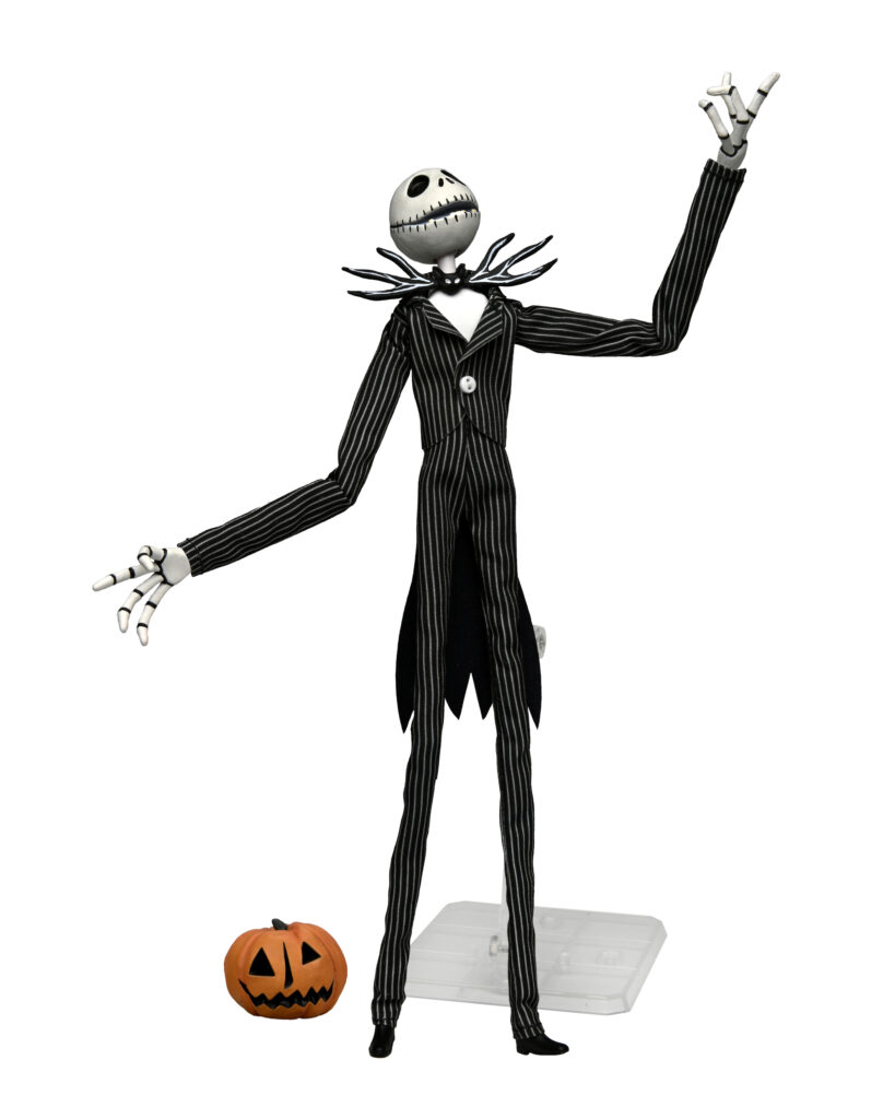 NECAOnline.com | The Nightmare Before Christmas Jack Skellington with Pumpkin 9” Articulated Figure