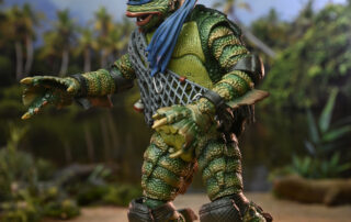NECAOnline.com | Universal Monsters/Teenage Mutant Ninja Turtles - 7” Scale Action Figure – Ultimate Leonardo as the Creature