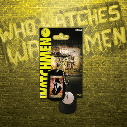 NECAOnline.com | DISCONTINUED - Watchmen – Dog Tags – Rorschach