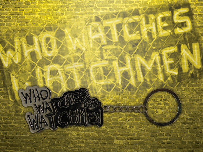 NECAOnline.com | DISCONTINUED - Watchmen – Metal Keychain – Who Watches