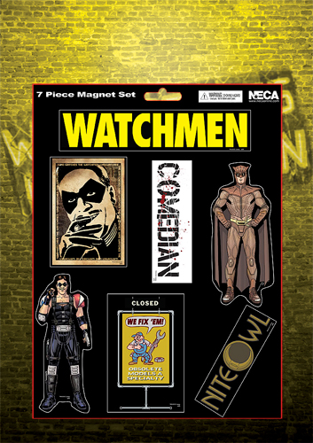 NECAOnline.com | DISCONTINUED - Watchmen – 7-Piece Magnet Set – Comedian/Nite Owl