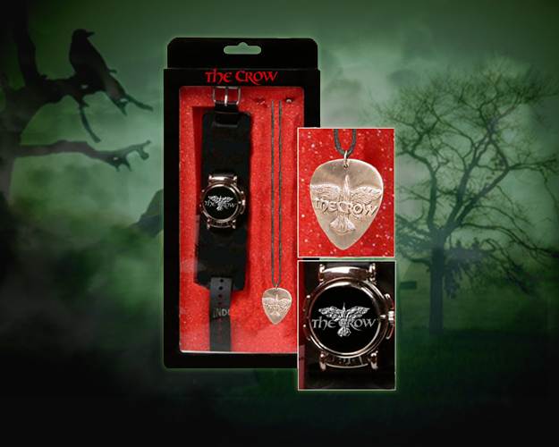 NECAOnline.com | The Crow - Watch & Necklace Set - DISCONTINUED
