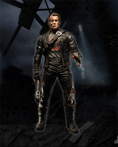 NECAOnline.com | Terminator 2 - 12" Action Figure - Final Battle T-800 **DISCONTINUED**