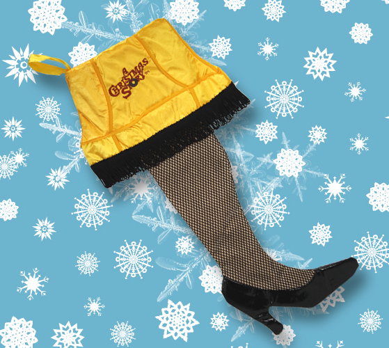 NECAOnline.com | A Christmas Story – Holiday Stocking – Leg Lamp