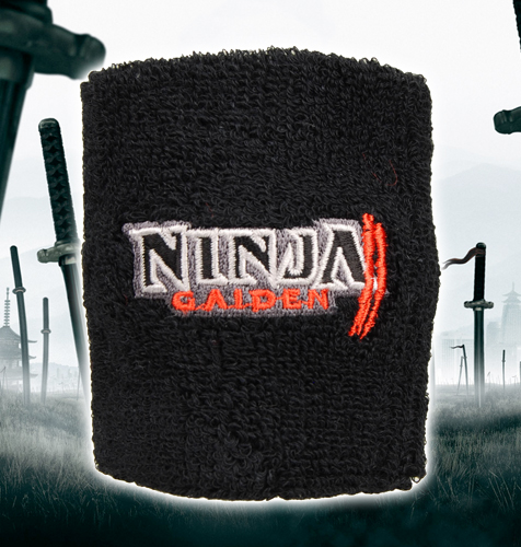 NECAOnline.com | Ninja Gaiden II - Terrycloth Wristband - Logo **DISCONTINUED**