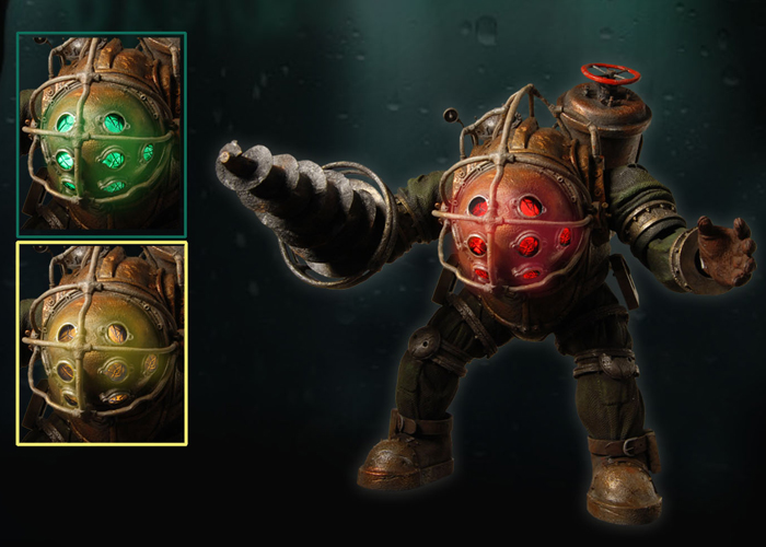 NECAOnline.com | BioShock - Ultra Deluxe Action Figure - Light-Up Big Daddy Bouncer **DISCONTINUED**