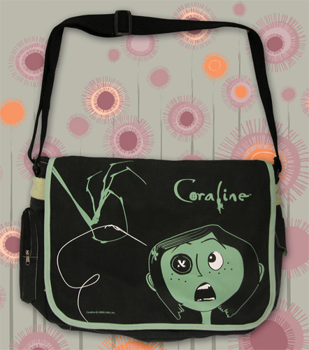NECAOnline.com | Coraline - Messenger Bag - Needle in Your Eye **DISCONTINUED**
