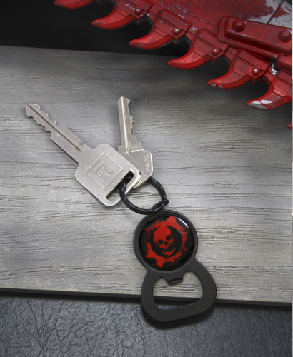 NECAOnline.com | Gears of War – Bottle Opener Keychain - Crimson Omen ***DISCONTINUED***
