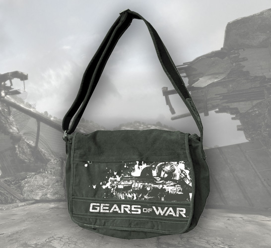 NECAOnline.com | Gears of War - Messenger Bag - Green Marcus ***DISCONTINUED***